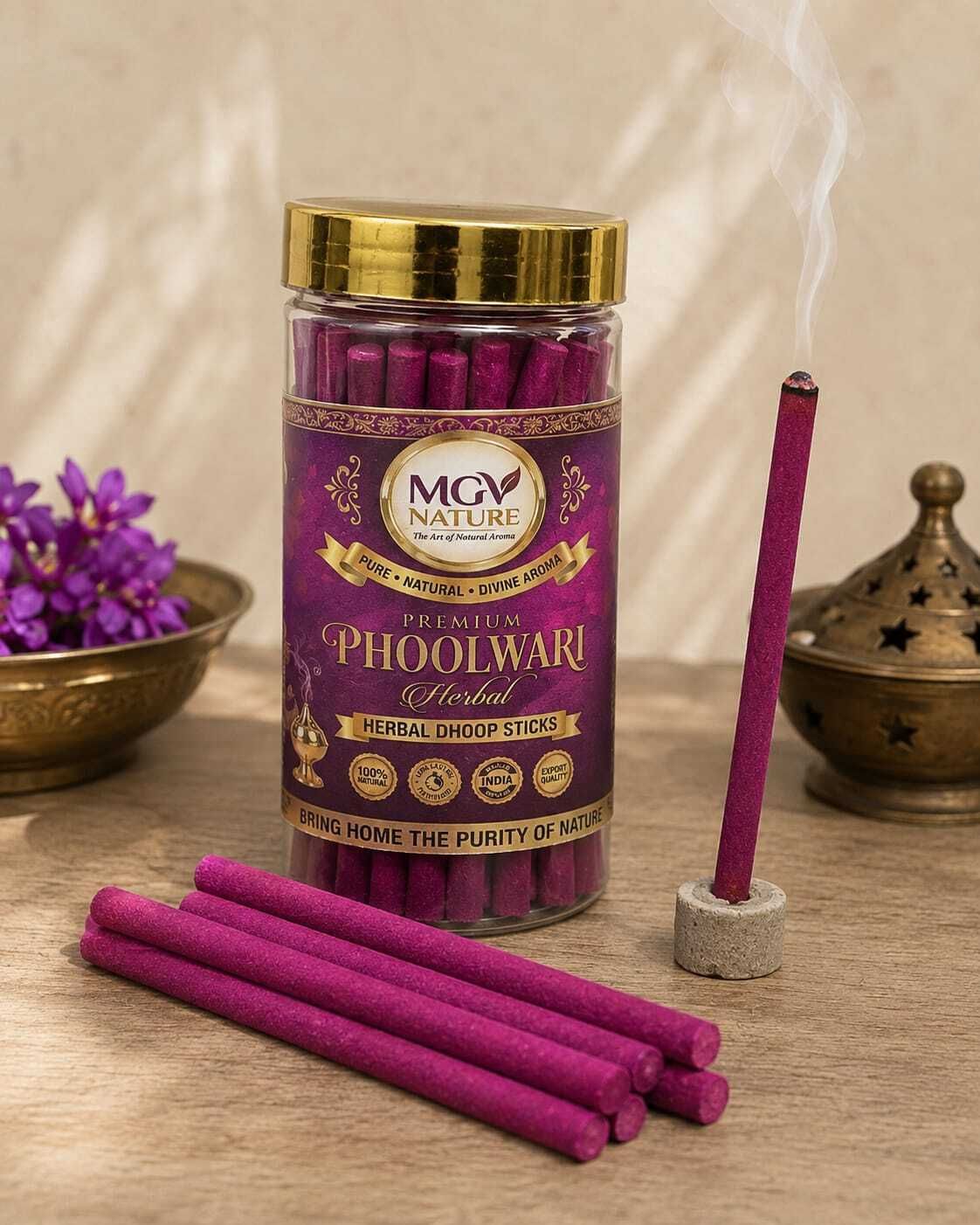 Phoolwari Herbal Dhoop Sticks