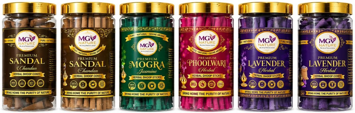 Six Fragrance Dhoop Collection