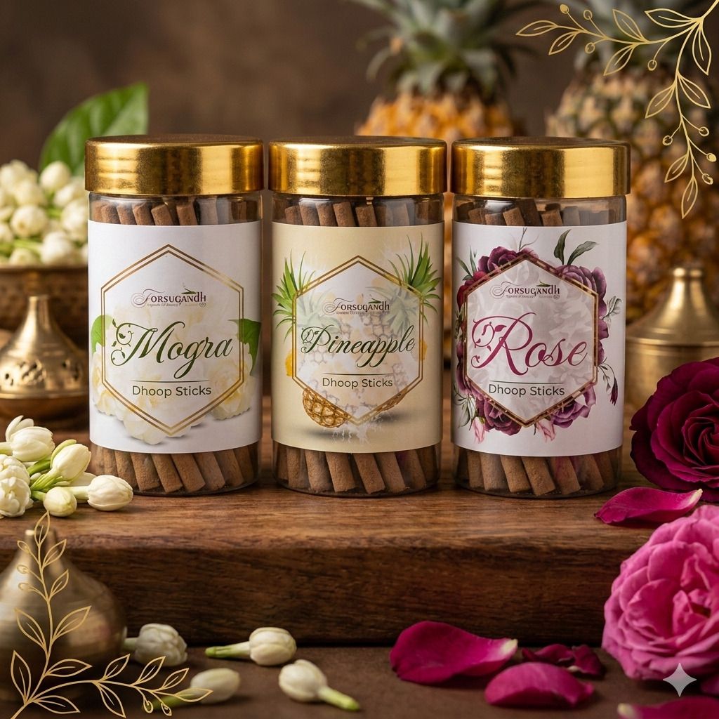 Mogra, Pineapple & Rose Dhoop